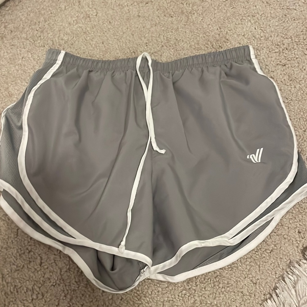 varsity grey shorts